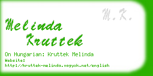 melinda kruttek business card